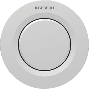 GEBERIT type 01 fjernbetjent skyllestyring pneumatisk, til enkeltskyl, indbygget. Mat krom