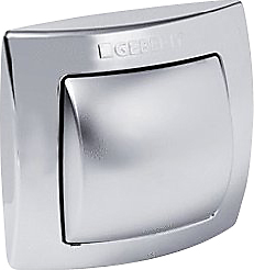 GEBERIT Pneumatisk trykknap enkeltskyl Prego krom