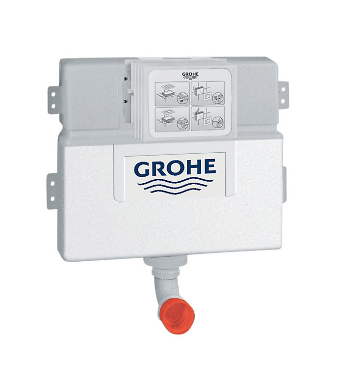 GROHE Indbygningscisterne 6-9L justérbar til indbyg i væg