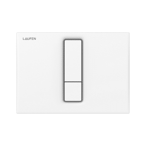 LAUFEN LIS AW101 betjeningsplade Duo - Hvid