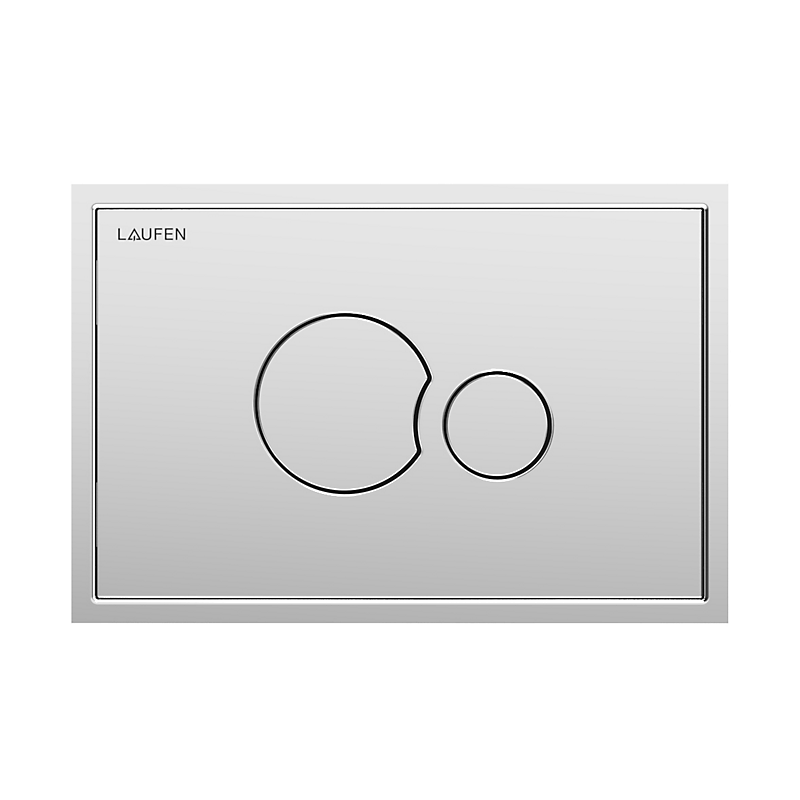 Laufen Lis aw106 betjeningsplade duoskyl. Krom