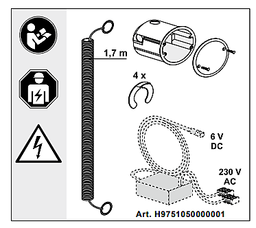 Laufen Lis rør og dåse for kabelføring til trykplade e-aw107