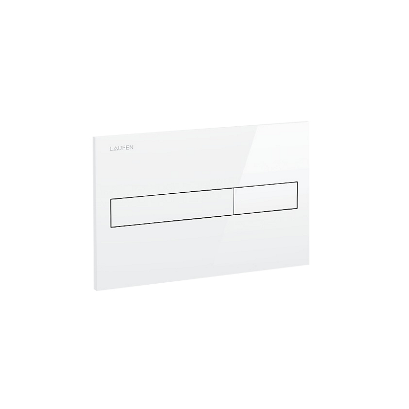 Laufen trykplade dobbeltskyl. Hvid