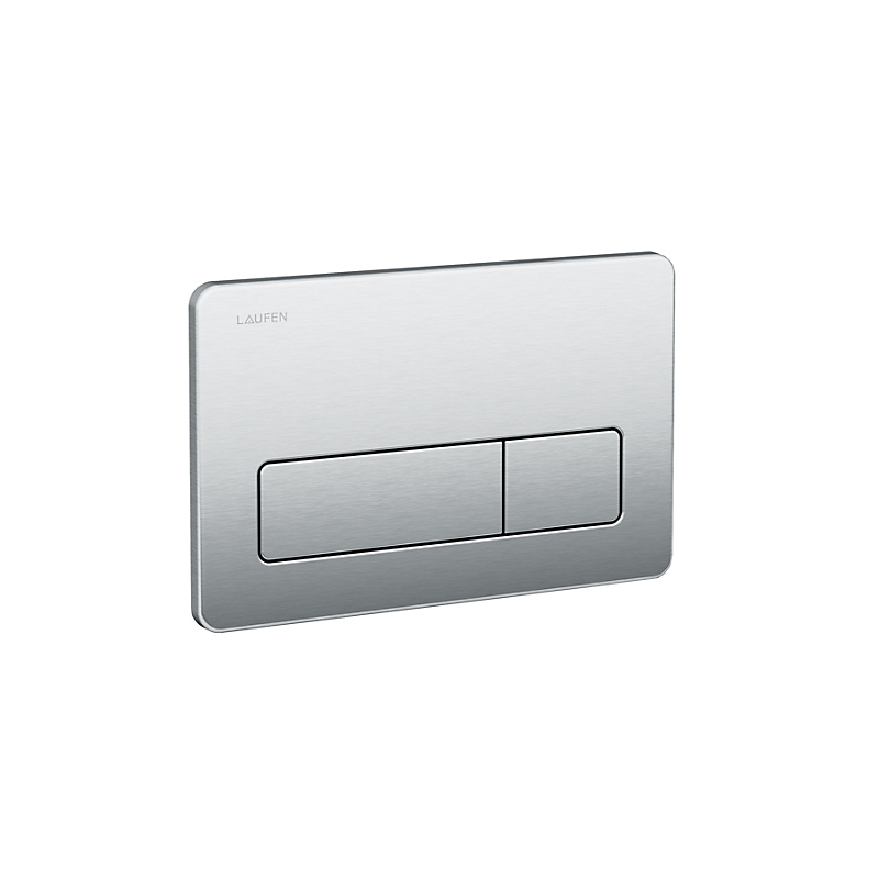 LAUFEN trykplade 2-skyl - Rustfri stål
