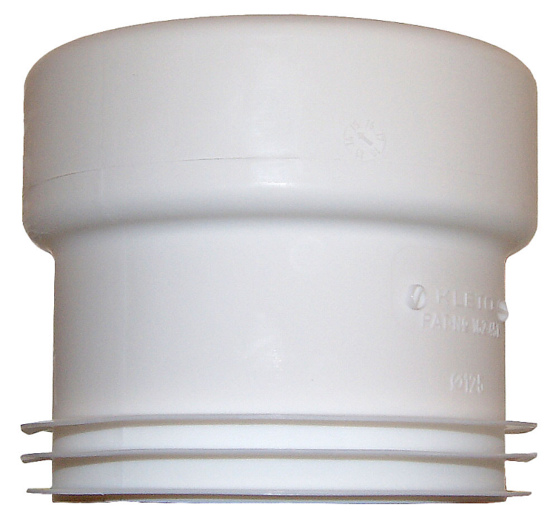 Kleto Klosettilslutning 125mm Wisa 4 Lige Til muffe, støbejern