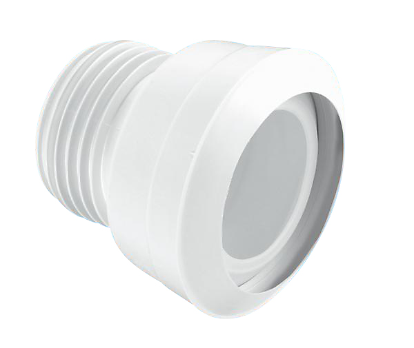 Klosettilslutning koncentrisk 97-107mm, totallængde 140 mm