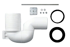 Laufen afløbsbøjning 22-30cm back to wall