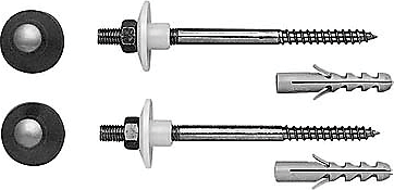 Duravit Starck Fastgørelsessæt til SensoWash væghængt wc og bidet, hvid