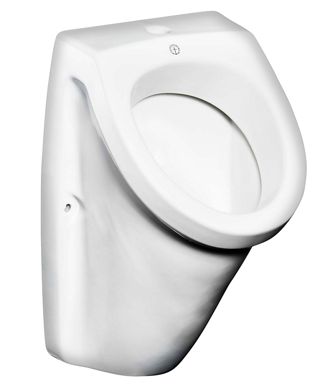 Gustavsberg vægurinal med tilslutning foroven