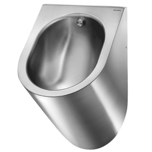 CMA Delta væghængt urinal. Rustfrit stål