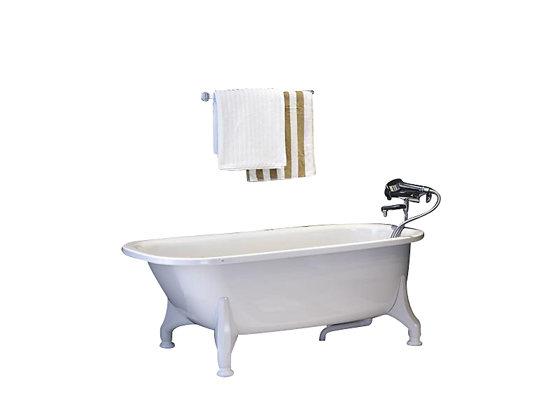 Ifö Caribia badekar fritstående 1500x700 mm. Uden ben