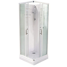 Primeo front til brusekabine 80 x 80 x 195 cm (3 dele)