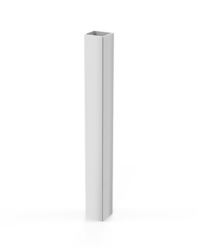 Vetro Udvidelsesprofil 20 mm til Fast Brusevæg, Mat Hvid