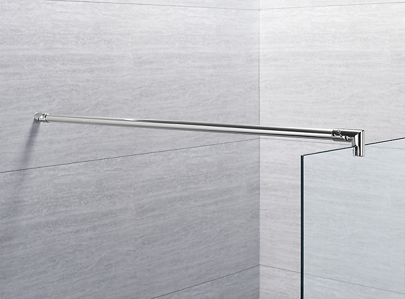 Alterna Vetro Bruseforhængstang/vægstiver 1200 justerbar, krom