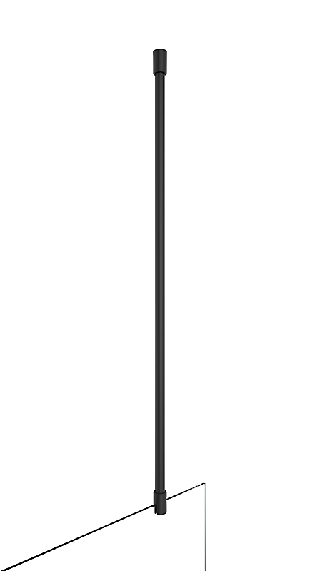 Vetro Bruseforhængstang/ Loftstiver 1000 mm justerbar, Vandret eller lodret, mat Sort