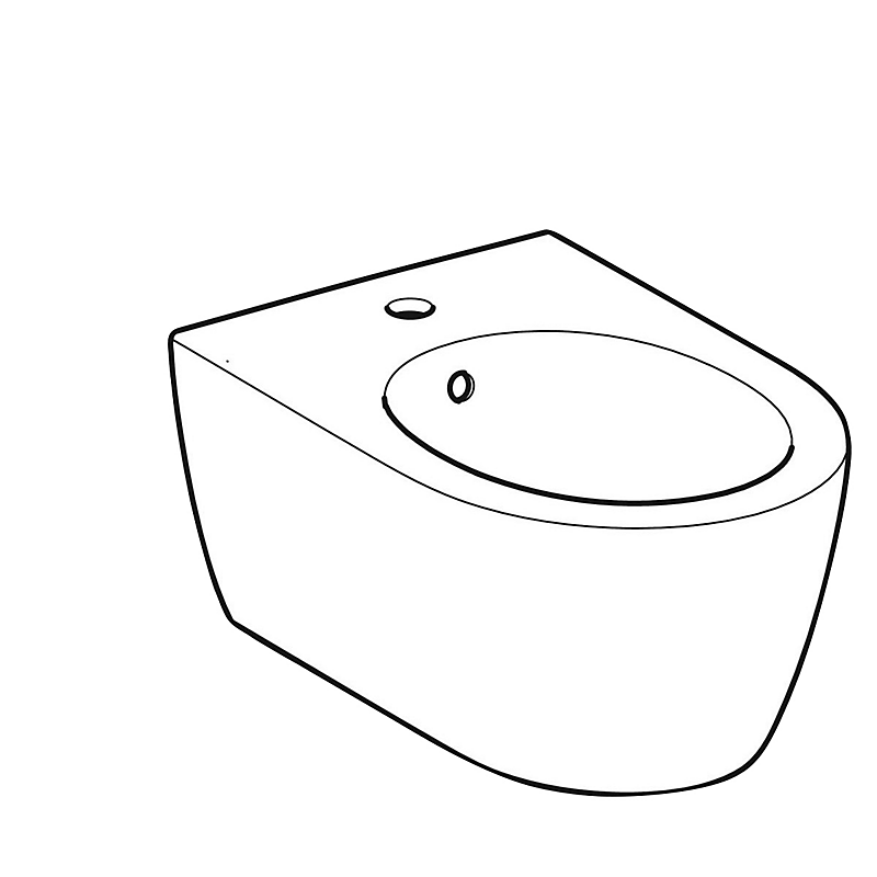 GEBERIT Icon hængebidet 355x530x300mm uden armatur, hvid KeraTect