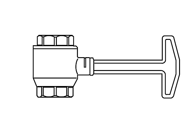 Intra Juvel kugleventil 1 1/4'' til vaskekar