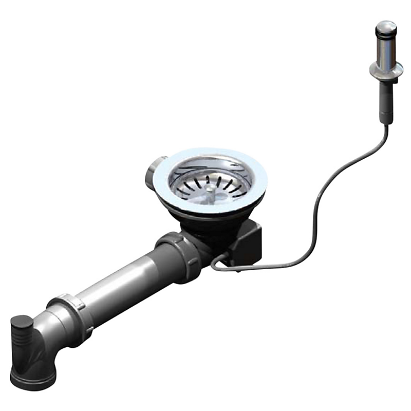 Intra Juvel løft-op-ventil til enkeltvask incl. Spacesaver