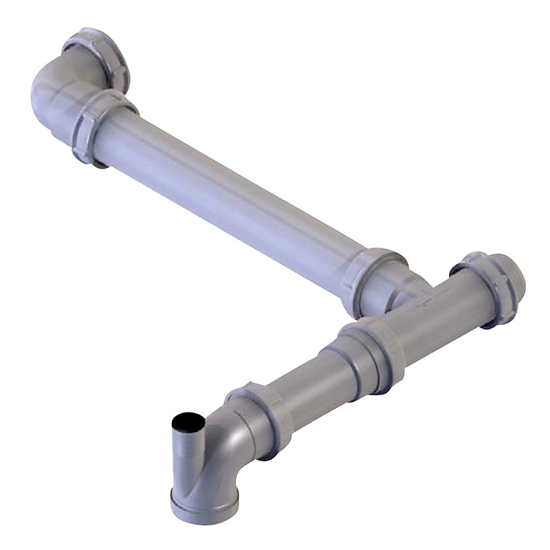 Intra Juvel grenrør til dobbel vask