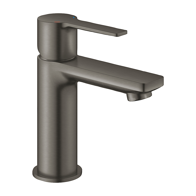 GROHE Lineare new håndvaskarmatur 107mm tud med clickventil. Børstet Hard