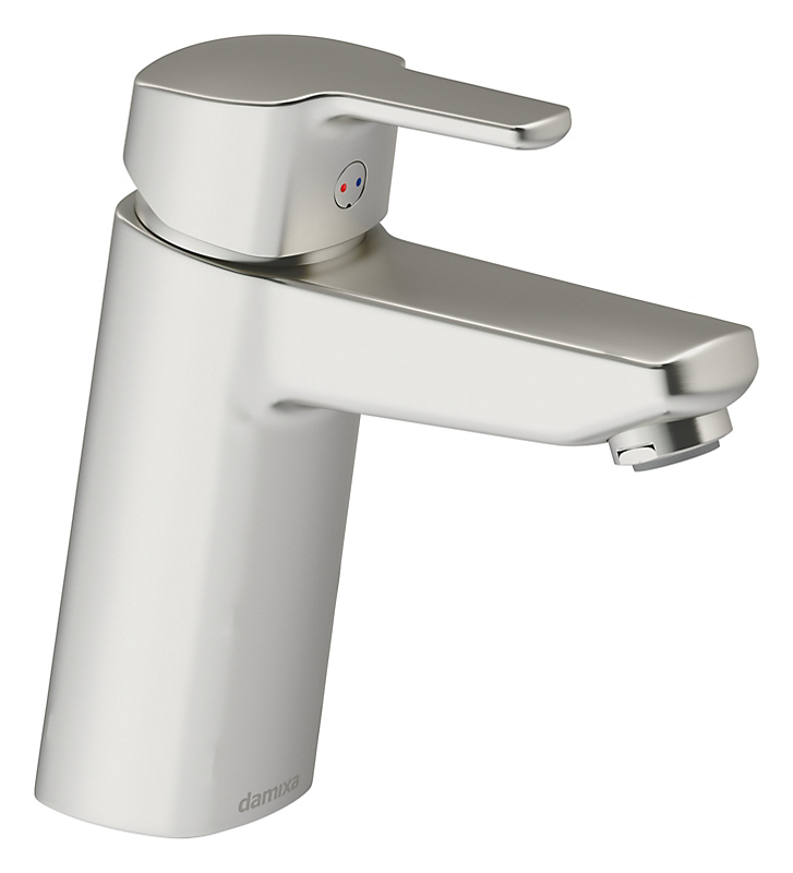 Damixa Pine håndvaskarmatur medum, rub clean, 6l/min, steel (pvd)