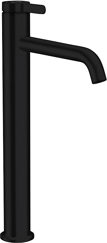 hansgrohe AXOR One håndvaskarmatur 180mm tud med siventil, mat sort