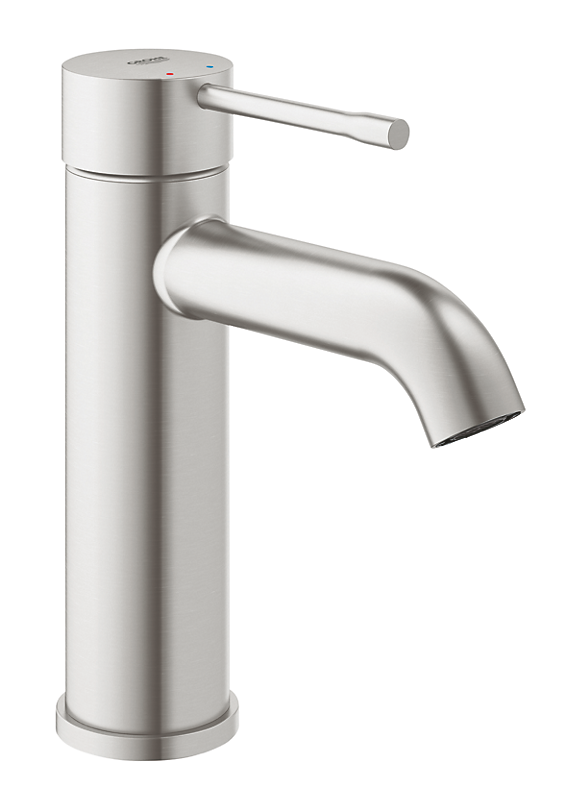 GROHE Essence håndvaskarmatur glat krop, Supersteel