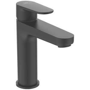 Ideal Standard Cerafine O Håndvaskarmatur med push bundventil, 5 l/min, Silk Black