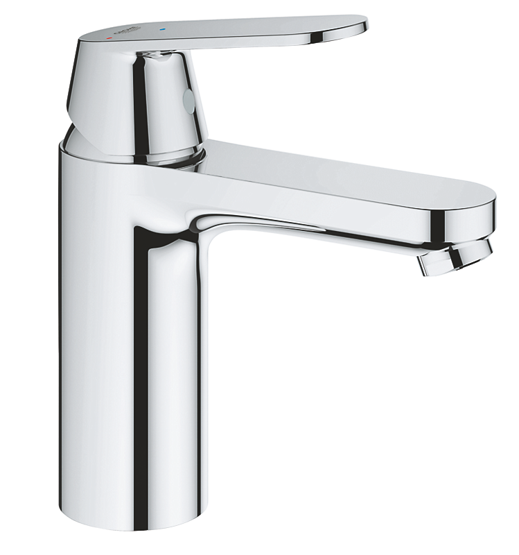 GROHE Eurosmart Cosmo håndvaskarmatur, str.M, EcoJoy 5,7L. Med push-up bundventil, Koldstart