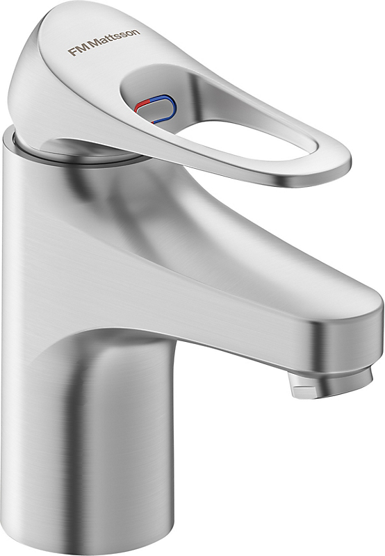FMM 9000xe håndvaskarmatur afk. koldstart. g3/8. Børstet krom