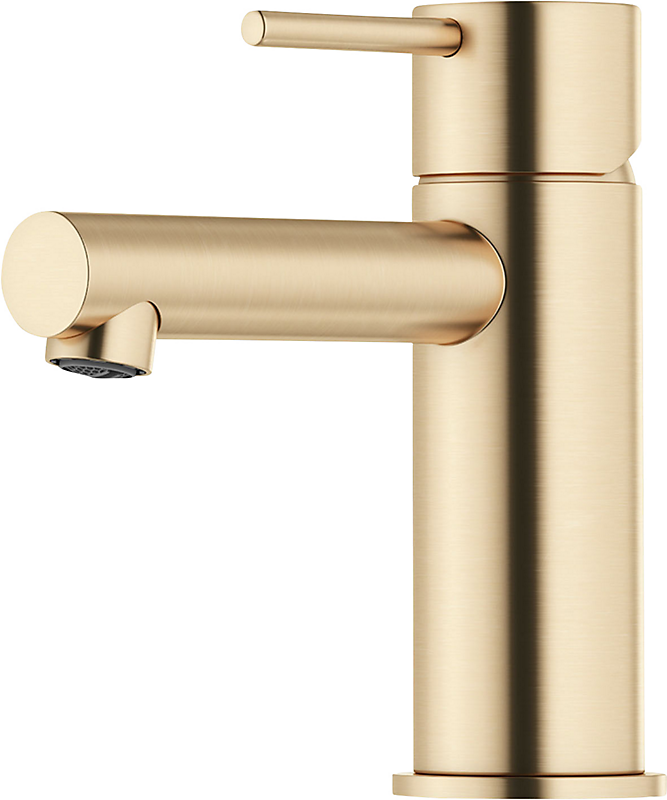 Mora håndvaskarmatur, inxx ii sharp small, børstet messing PVD