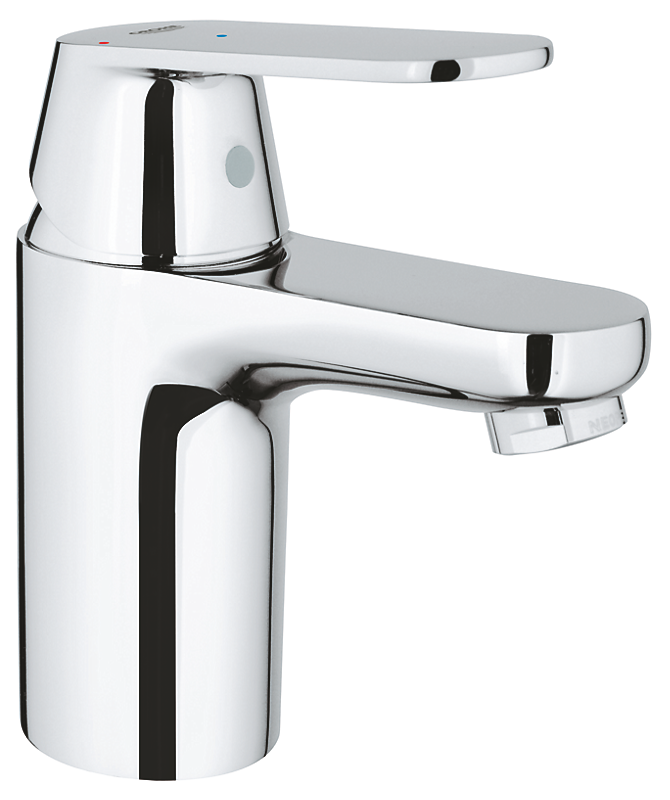 GROHE Eurosmart Cosmo håndvaskarmatur, str.S, EcoJoy 5,7L. Med push-up bundventil, Koldstart
