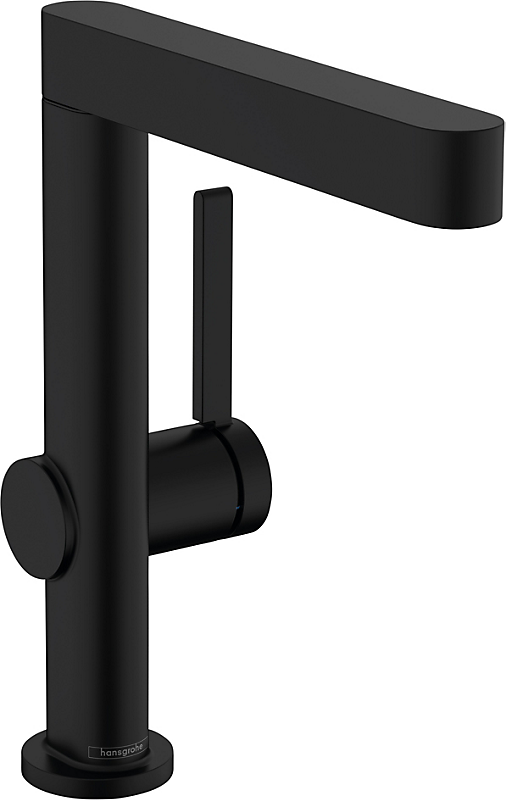 hansgrohe Finoris håndvaskarmatur 230 med svingtud og push-open bundventil, mat sort