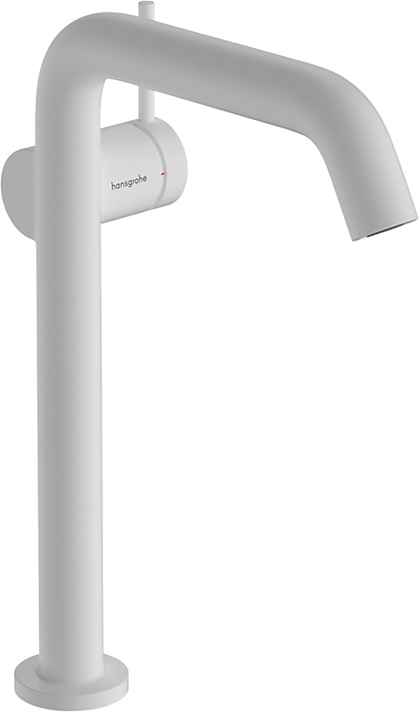 hansgrohe Tecturis S håndvaskarmatur 240 Fine CoolStart med push op bundventil. Mat hvid