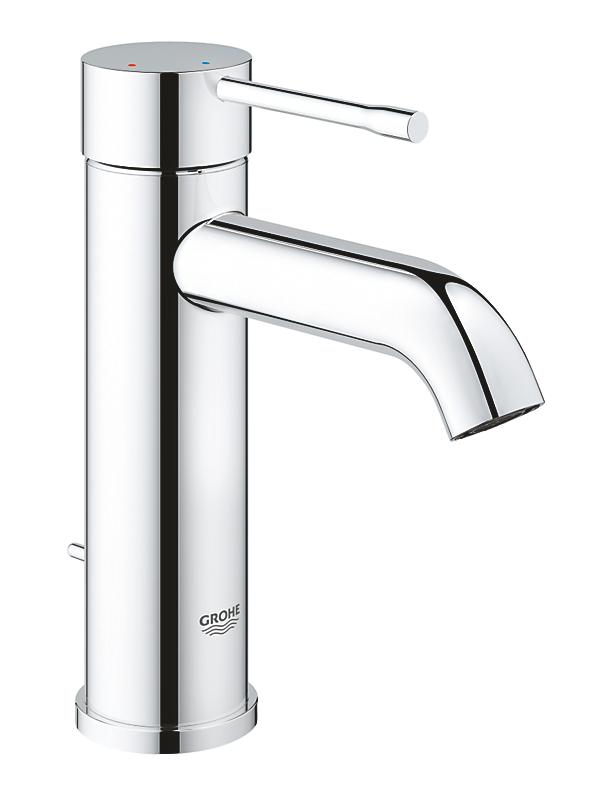 GROHE Essence håndvaskarmatur s-size. Koldstart nordisk design med bundventil
