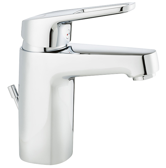 FMM Siljan håndvaskarmatur med bundventil 6l.g3/8 med koldstart, soft closing, keramisk patron.