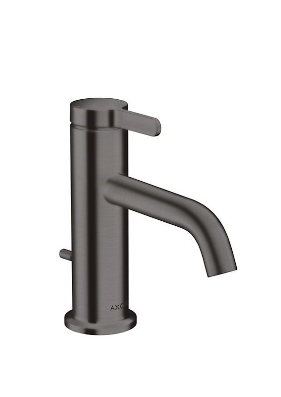 hansgrohe AXOR One 70 håndvaskarmatur med løft op ventil, børstet sort krom