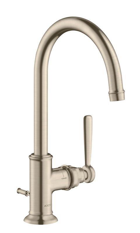 hansgrohe AXOR Montreux Håndvaskarmatur 210 med løft op bundventil. Børstet nikkel