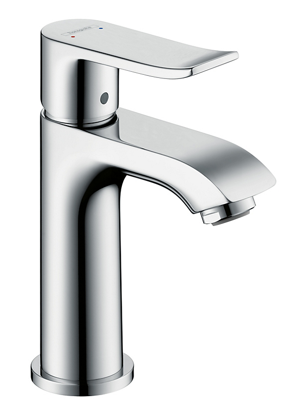 hansgrohe Metris 100 Håndvaskarmatur med bundventil. Krom