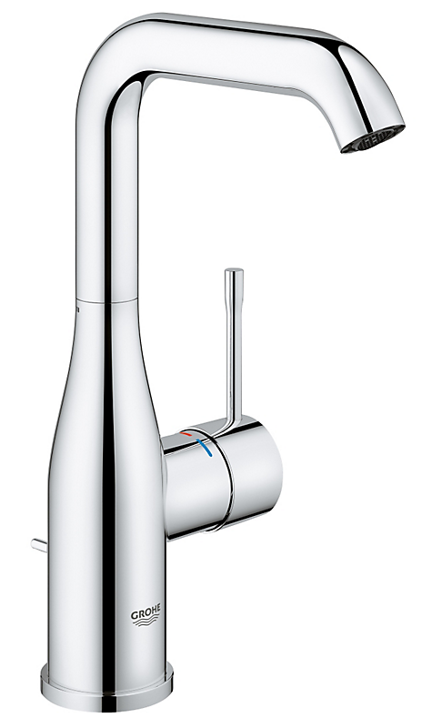 GROHE Essence New håndvaskarmatur med bundventil og høj U-tud, L-size