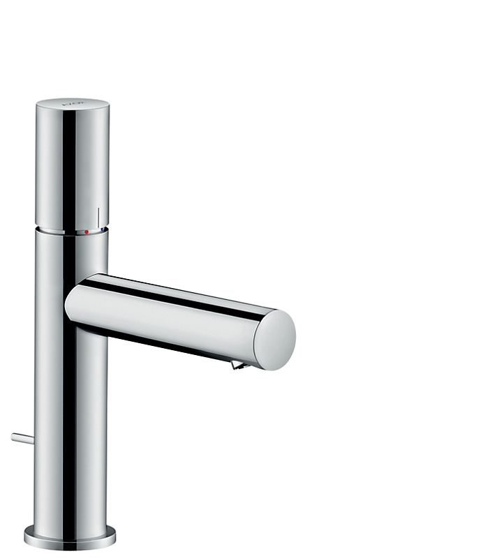 hansgrohe AXOR Uno 110 håndvaskarmatur med Zero-greb og løft-op bundventil. Krom