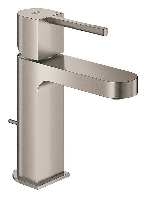 GROHE Plus 2019 håndvaskarmatur 111mm tud med bundventil. Supersteel