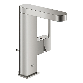 GROHE Plus 2019 håndvaskarmatur 120mm tud med bundventil. Supersteel