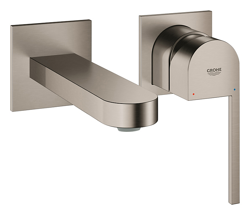 GROHE Plus 2019 håndvaskarmatur 147mm tud til vægmontage. Børstet Hard graphite