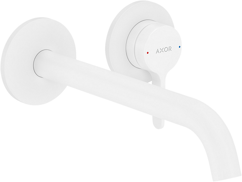 hansgrohe AXOR One 220mm håndvaskarmatur til indbygning, mat hvid