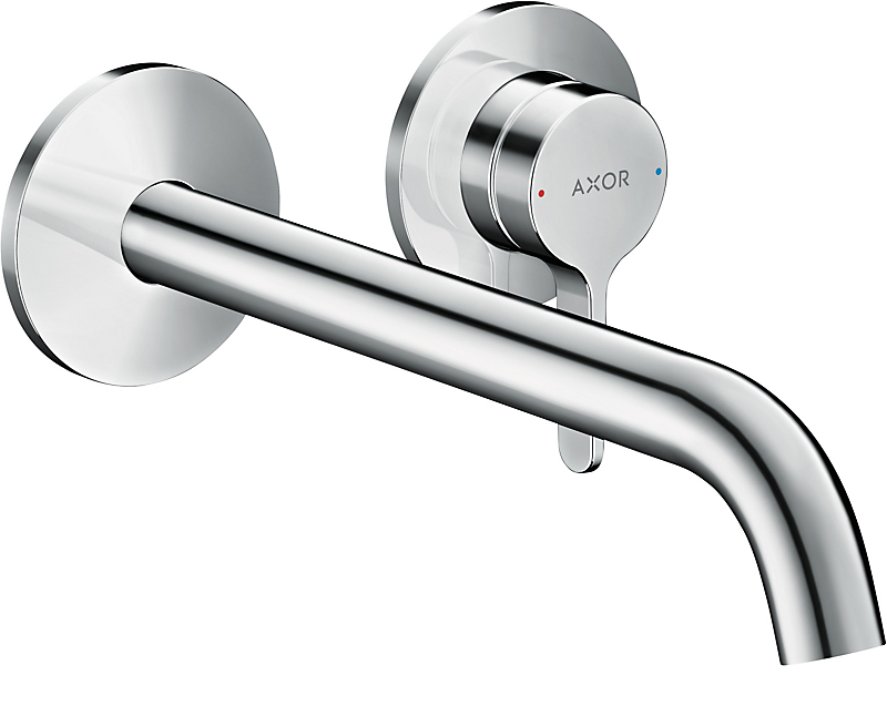 hansgrohe AXOR One håndvaskarmatur 220mm tud vægmontering, forkromet