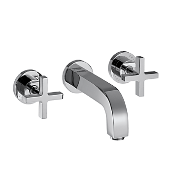 hansgrohe AX Citterio 3-hul HV t/væg krom
