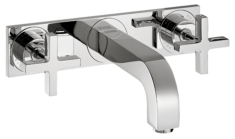 hansgrohe AX Citterio 3-huls HV lang krom