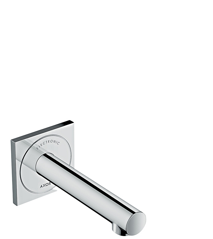 hansgrohe AXOR Uno håndvaskarmatur berøringsfri til indbygning i væg med 161mm tud. Krom