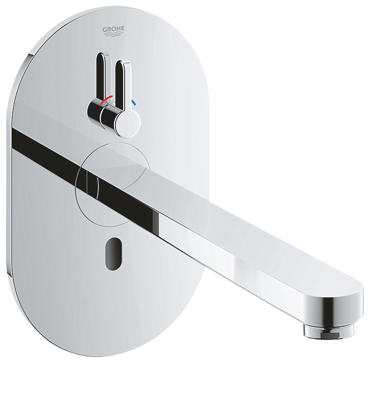 GROHE Eurosmart Cosmopolitan E Infrarød elektronisk håndvaskarmatur med blandeenhed, krom